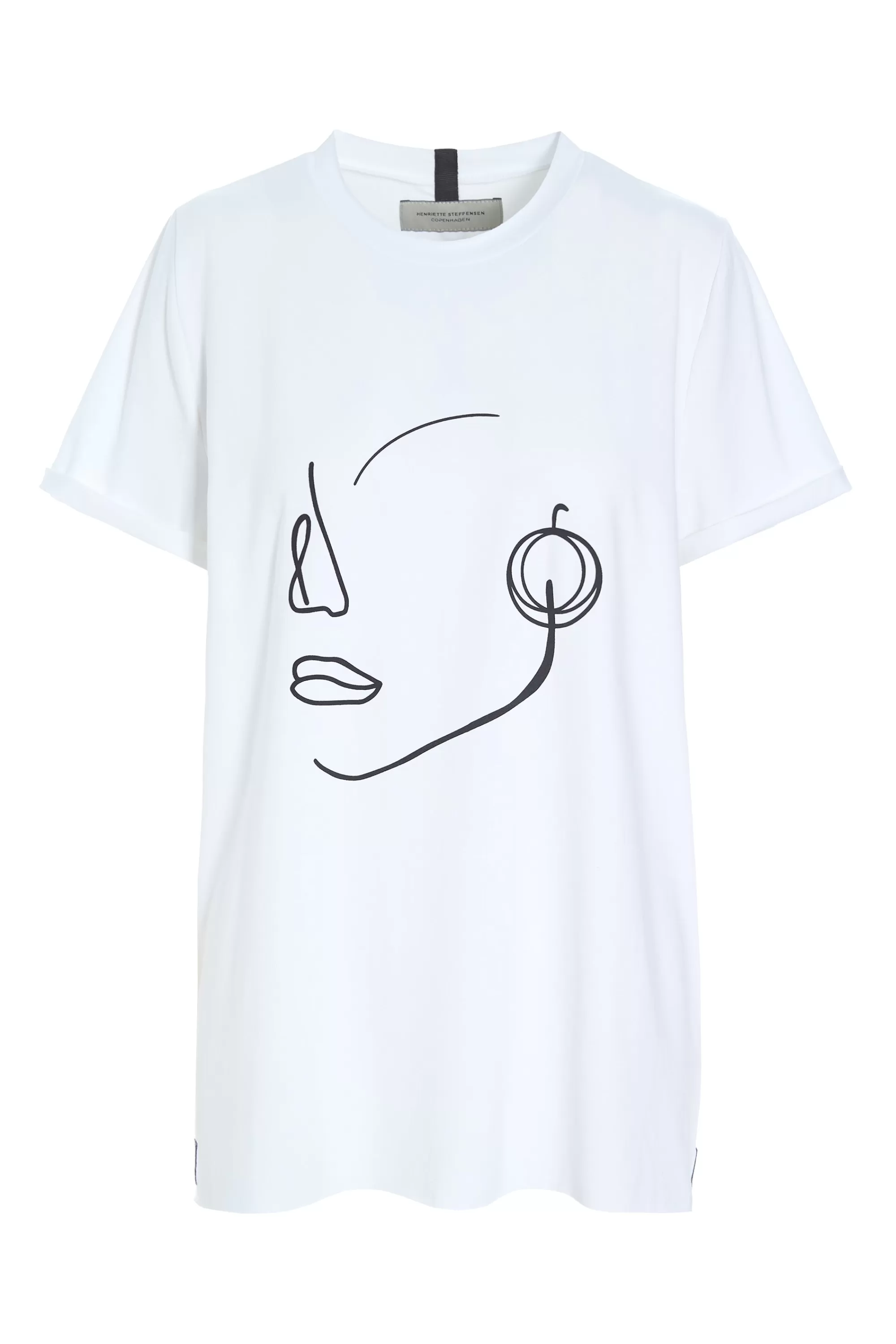 T-SHIRT FACE IT | 96089 | Henriette Steffensen Copenhagen Outlet